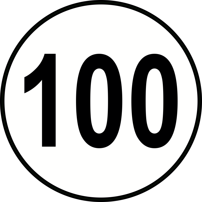 Limitation de vitesse 100