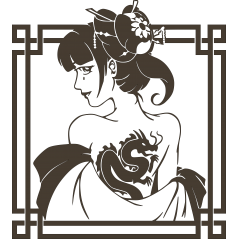 Geisha au dragon