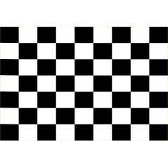 Damier noir et blanc
