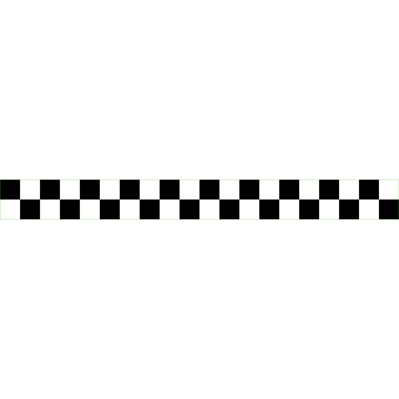 Damier noir et blanc