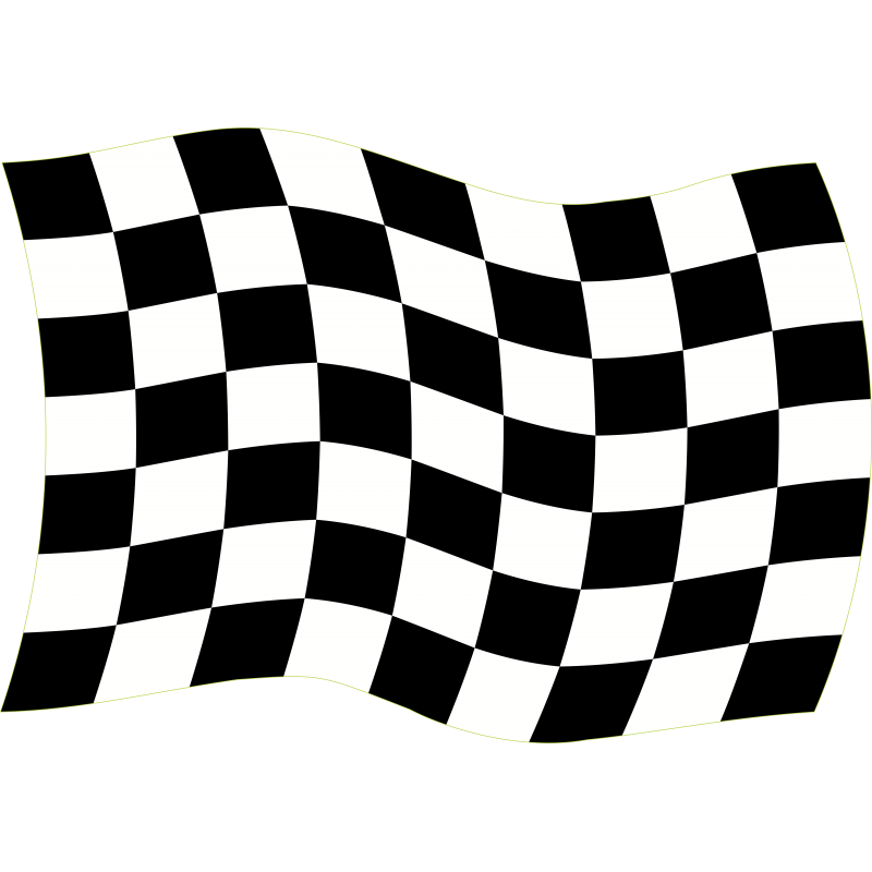 Damier noir et blanc