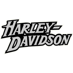 Harley Davidson gris et noir