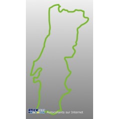 Carte Portugal Contour
