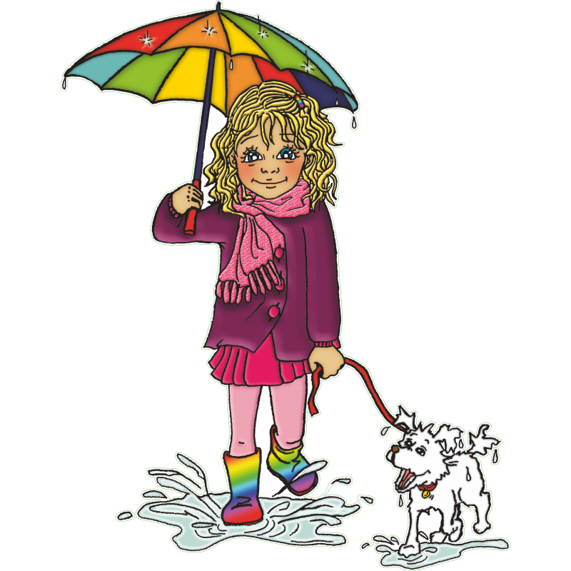 Fillette et Chien