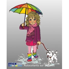 Fillette et Chien