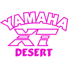 Yamaha XT desert