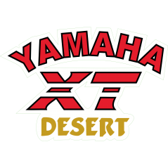 Yamaha XT desert