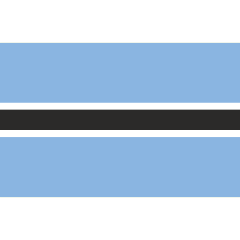 Drapeau Boswana