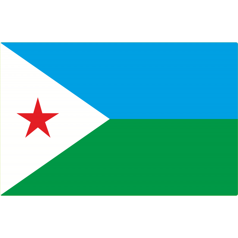 Drapeau Djibouti