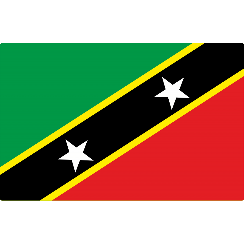 Drapeau St Christophe et Nevis