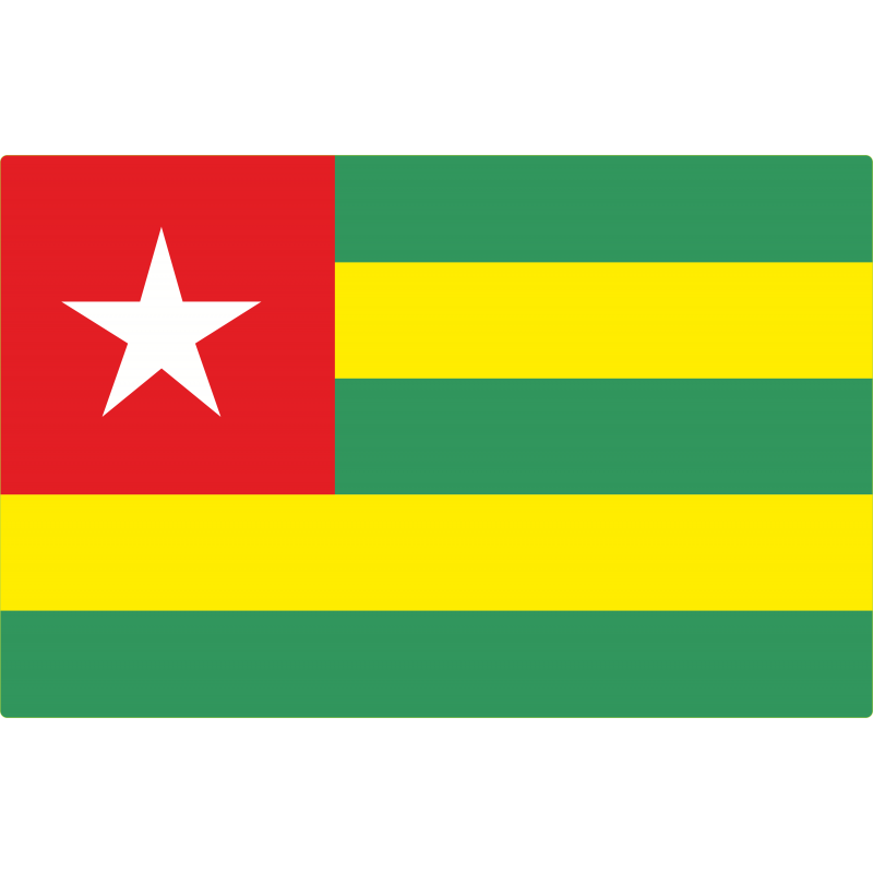 Drapeau Togo