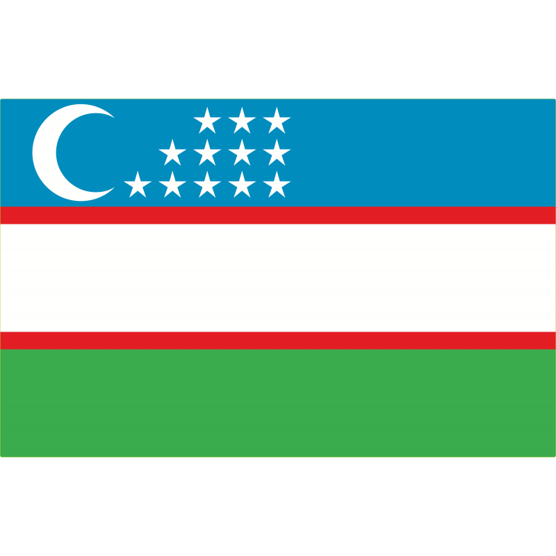 Drapeau Ouzbekistan