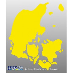 Carte Danemark
