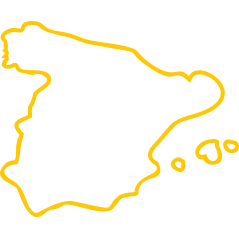 Carte Espagne contour