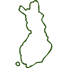 Carte Finlande contour