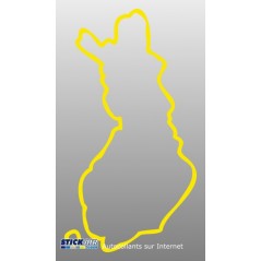 Carte Finlande contour