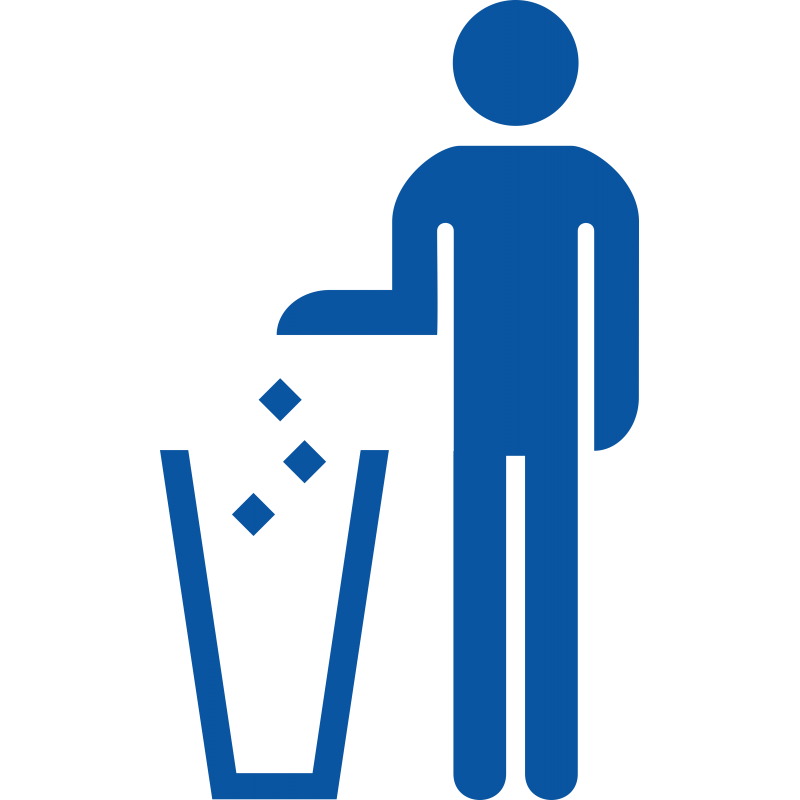 Pictogramme poubelle