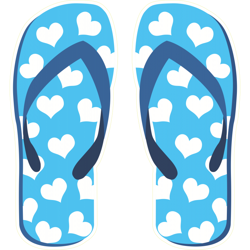 Hawaii tongues bleu clair