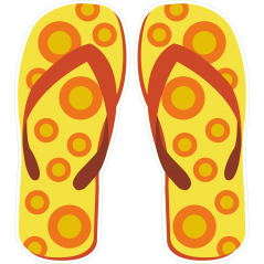 Hawaii tongues jaune