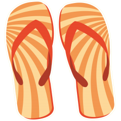 Hawaii tongues orange