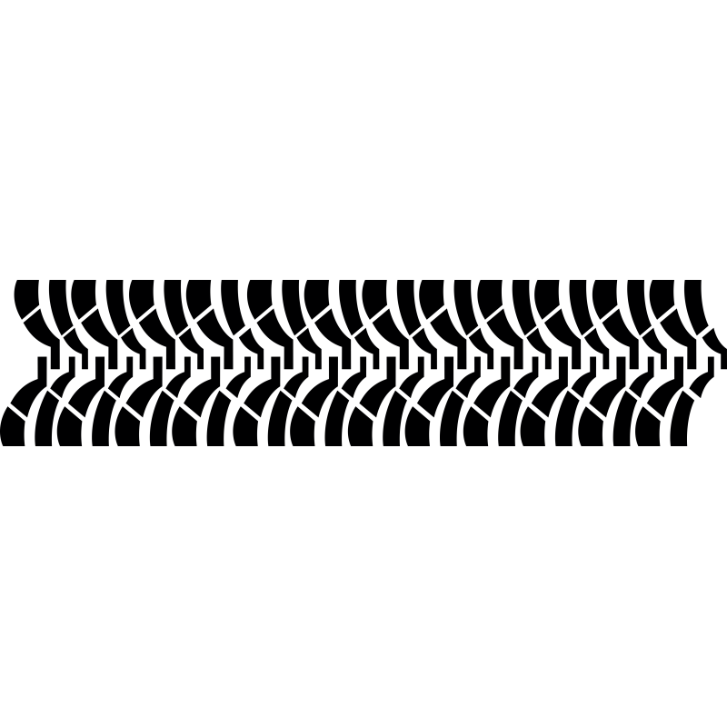 Trace de pneu