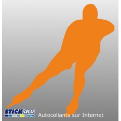 Patineur sur piste