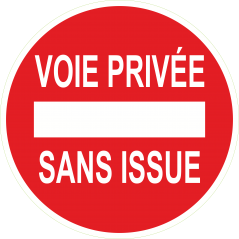 Voie Privee sans issue
