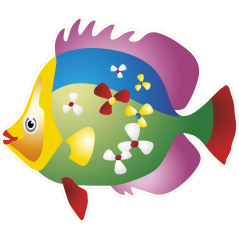 Poisson Multicolore G