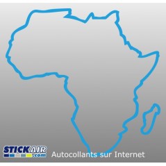Carte Afrique contour