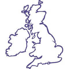 Royaume Uni et republique d irlande contour