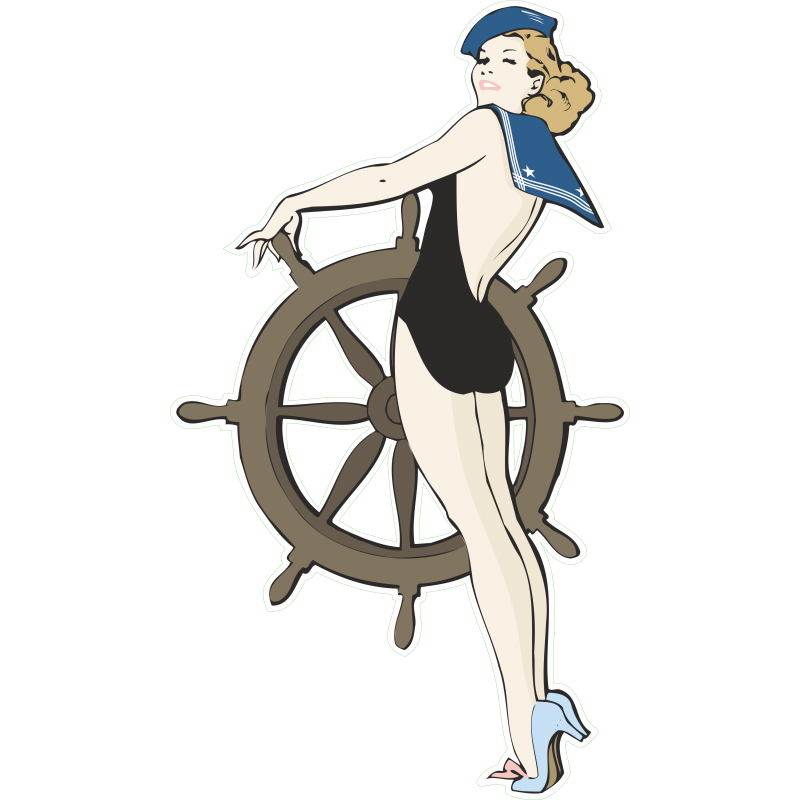 Pin up Matelot