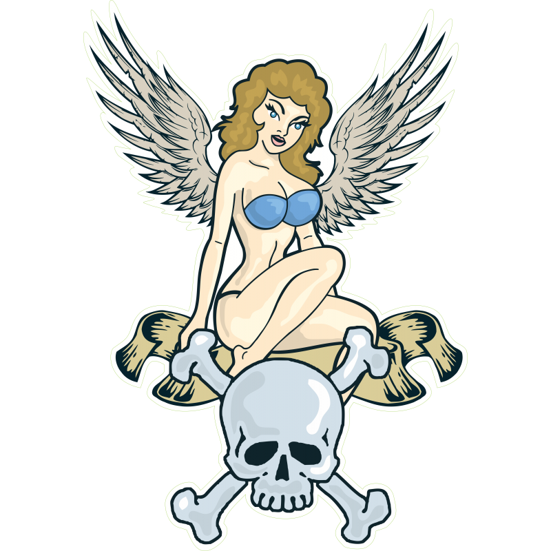 Pin up motard Pin up motard