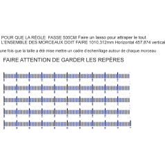 Regle 500cm