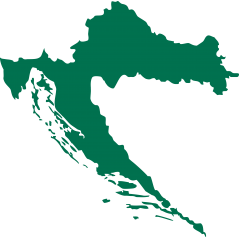 Carte Croatie