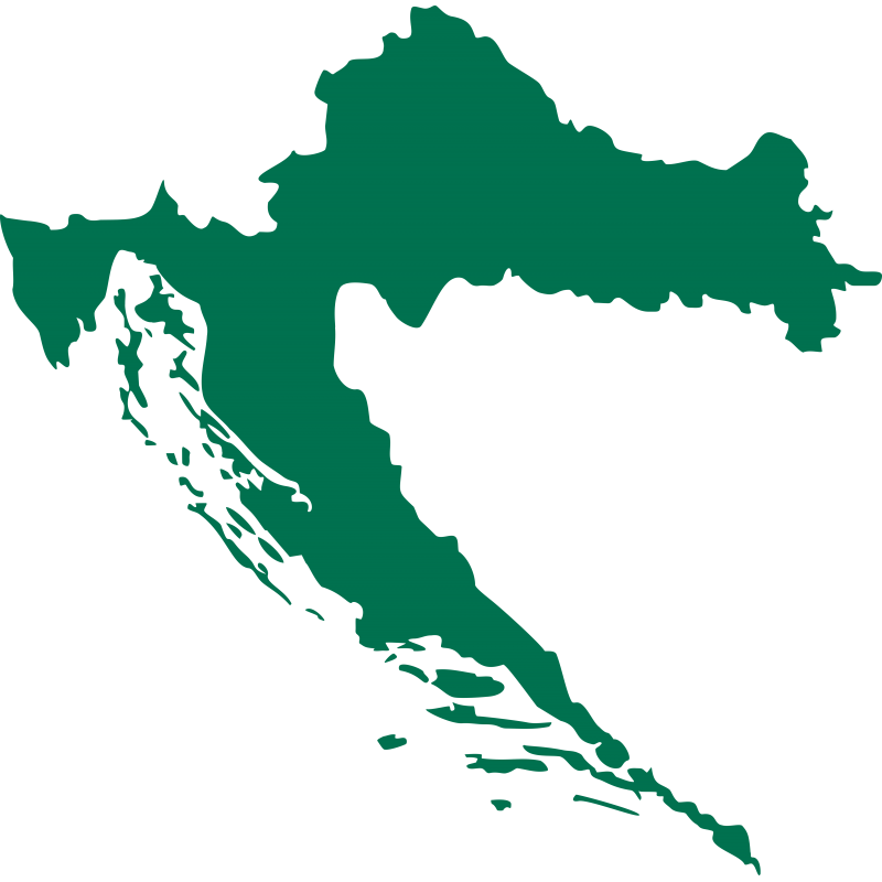 Carte Croatie