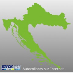 Carte Croatie