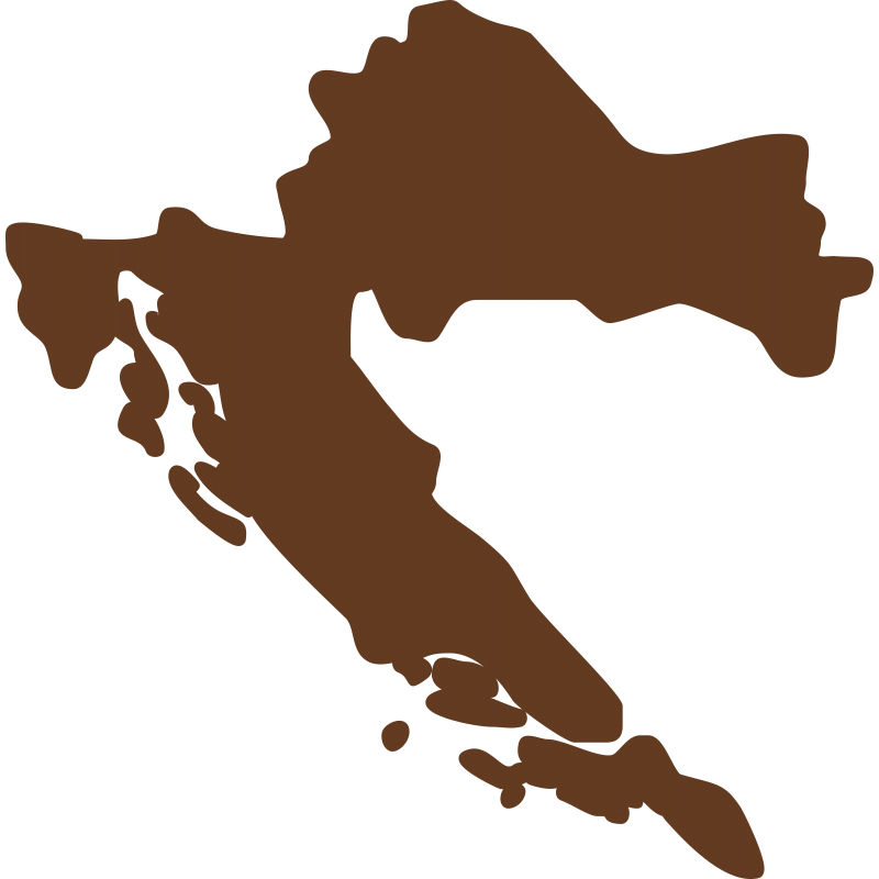 Carte Croatie
