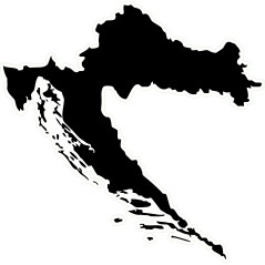 Carte Croatie