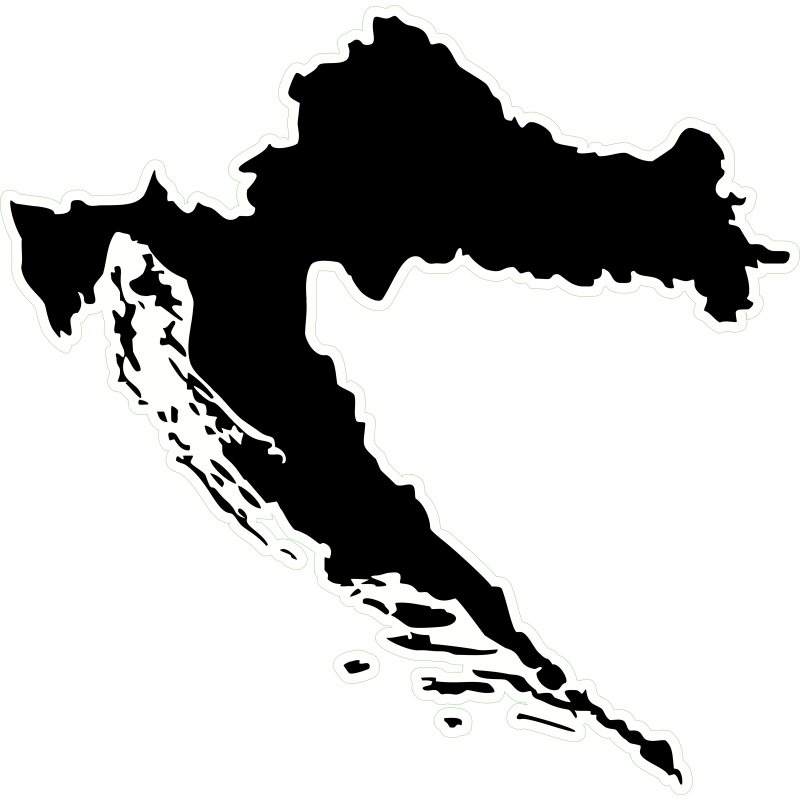Carte Croatie
