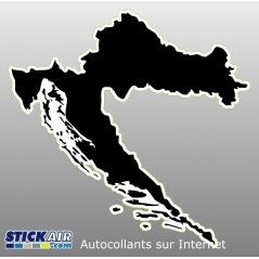 Carte Croatie