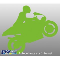 Motard et moto