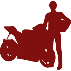 Motard et moto