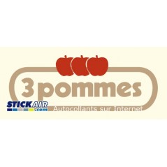 3 pommes