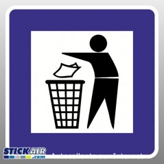 Pictogramme poubelle