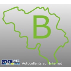 Carte Belgique