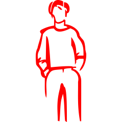 Silhouette homme