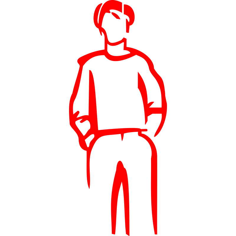 Silhouette homme