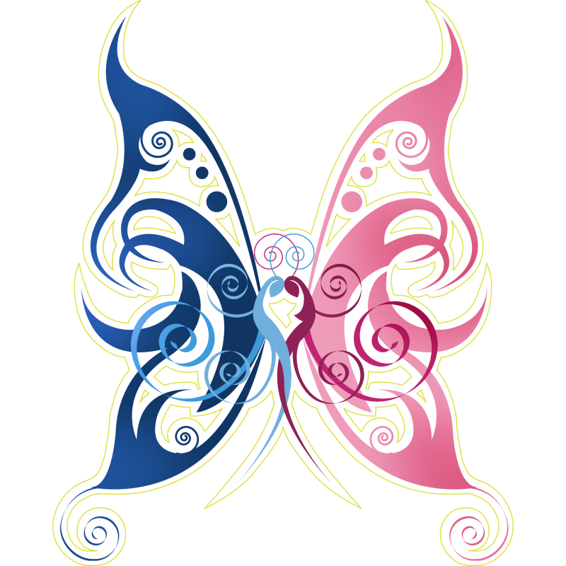 X2 Amants Papillons