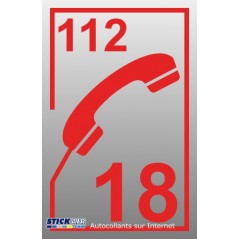 Telephone 18 et 112