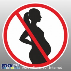 Interdit aux femmes enceintes